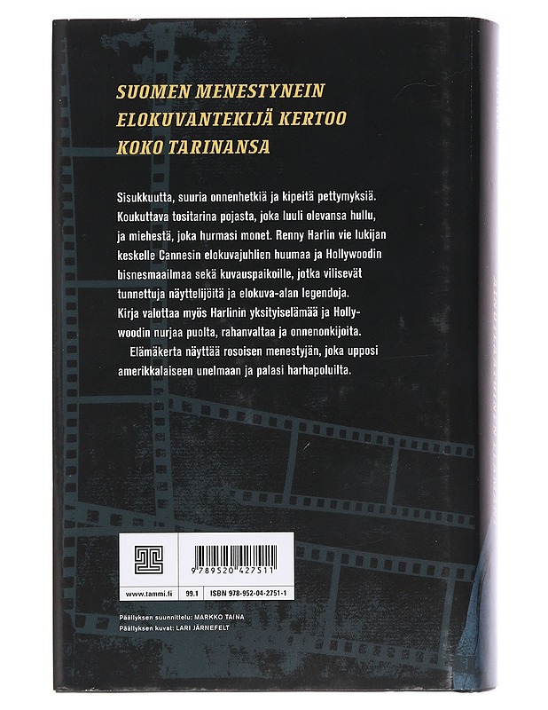 Renny Harlin : ainutlaatuinen elämäni - Veli-Pekka Lehtonen - Elämäkerrat ja muistelmat - 10105462378 - 1
