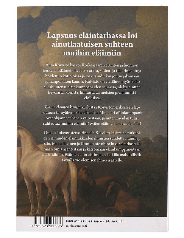 Elämä eläinten kanssa - Aura Koivisto - Elämäkerrat ja muistelmat - 10105462399 - 1