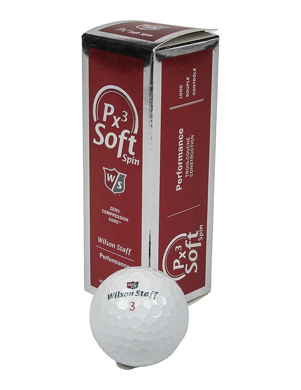 Wilson Staff Performance Soft Spin Px3 golfpallo, 3 kpl - Golf - 10105462410 - 0