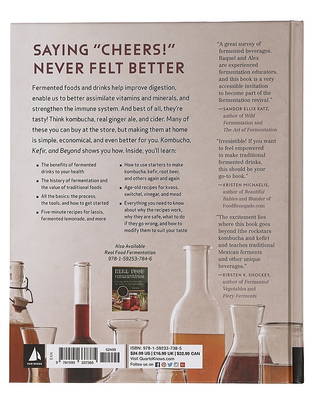 Kombucha, Kefir, and Beyond - Lewin, Alex - Tietokirjat ja oppaat - 10105462426 - 1