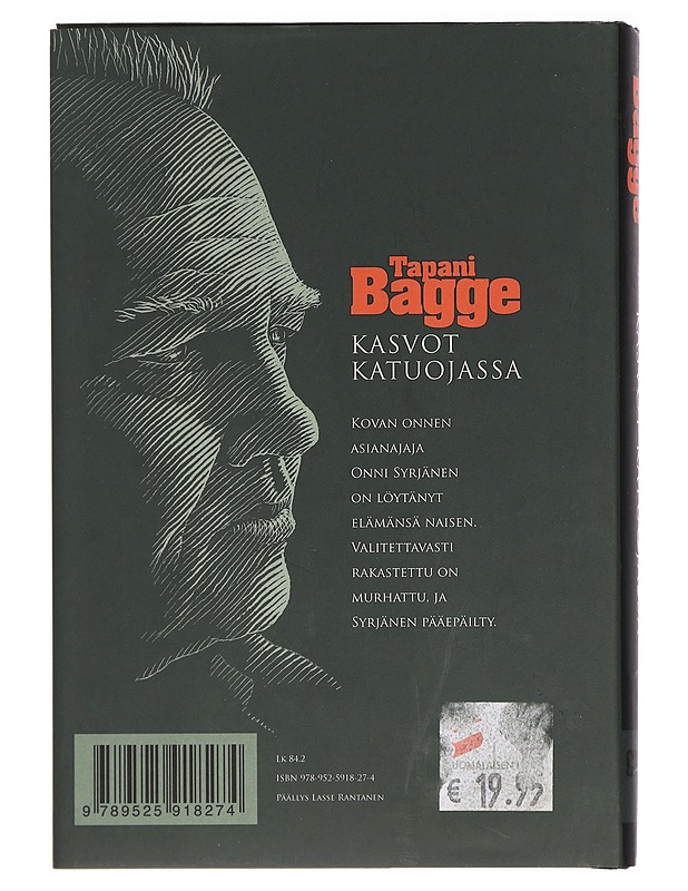 Kasvot katuojassa - Tapani Bagge - Jännitys ja dekkarit - 10105462490 - 1