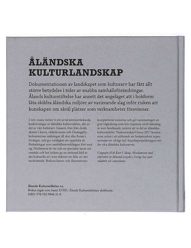 Åländska kulturlandskap - Abrahamsson, Kurt-Viking - Tietokirjat ja oppaat - 10105462564 - 1