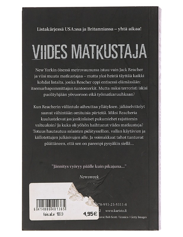 Viides matkustaja - Child, Lee - Jännitys ja dekkarit - 10105462569 - 1
