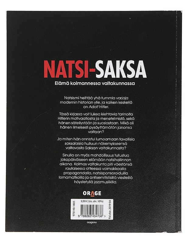 Natsi-Saksa : elämä kolmannessa valtakunnassa - Historiakirjat - 10105462579 - 1