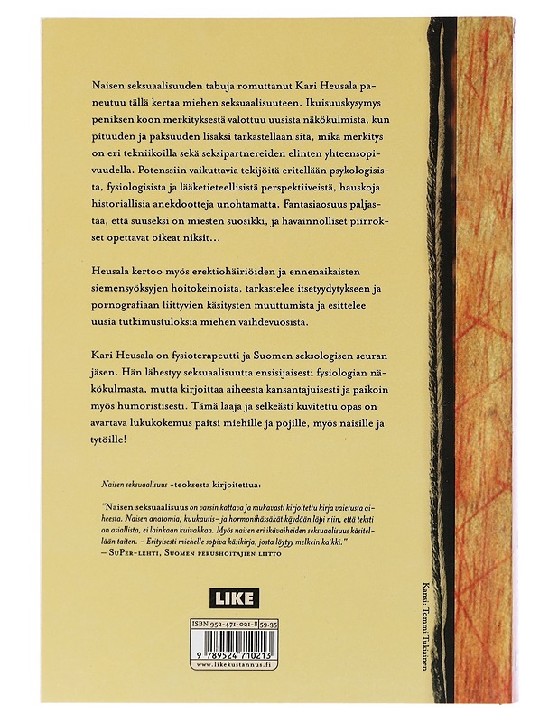 Miehen seksuaalisuus - Kari Heusala - Tietokirjat ja oppaat - 10105462582 - 1