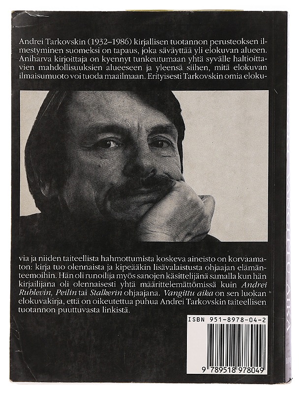 Vangittu aika - Tarkovski, Andrei - Musiikki- ja elokuvakirjat - 10105462637 - 1