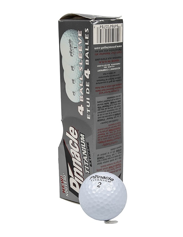 Pinnacle Titanium Extreme golfpallo, 4 kpl - Golf - 10105462644 - 0