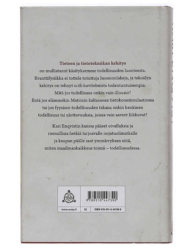 Kangastuksia varjojen talossa : todellisuutta etsimässä - Kari Enqvist - Harrastekirjat - 10105462673 - 1