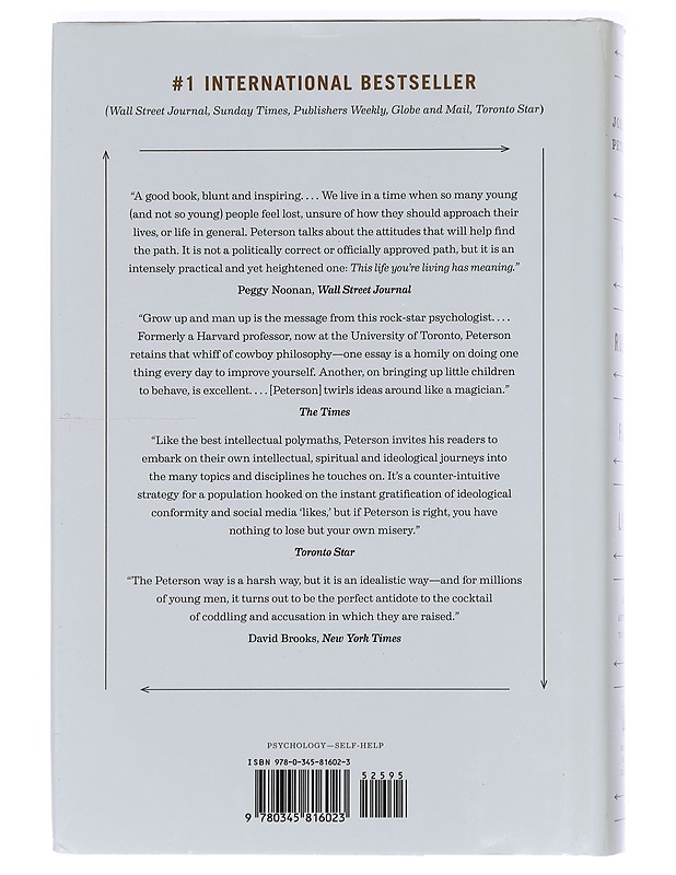 12 rules for life : an antidote to chaos - Peterson, Jordan B. - Tietokirjat ja oppaat - 10105462669 - 1