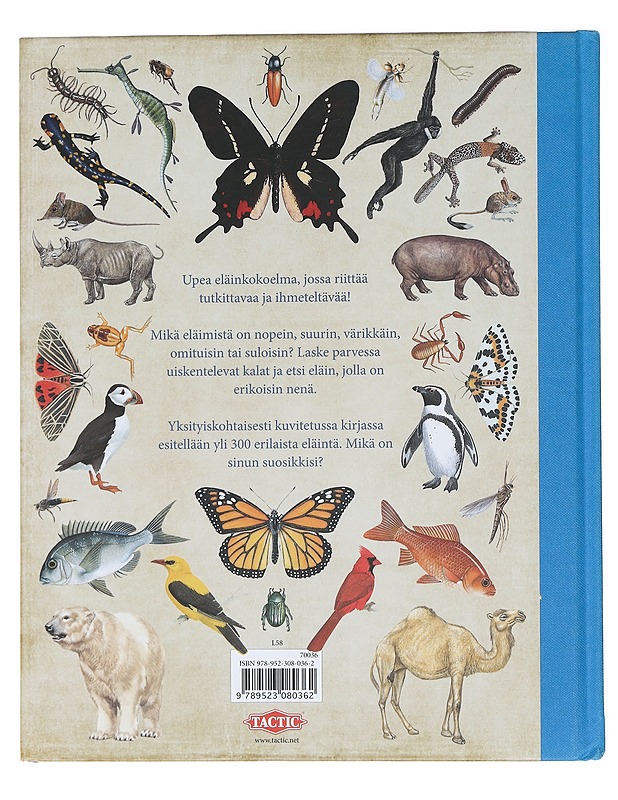 Eläimet - De la Bédoyère, Camilla - Lastenkirjat - 10105462771 - 1