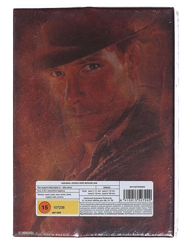 Indiana Jones: The Complete DVD Movie Collection - DVD - DVD-elokuvat - 10105462792 - 1