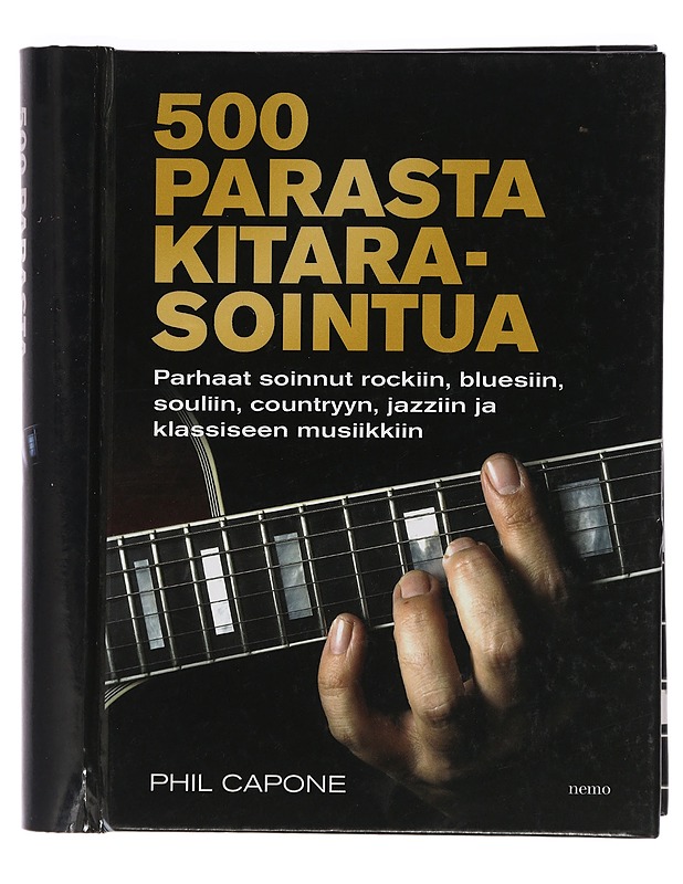 500 parasta kitarasointua : parhaat soinnut rockiin, bluesiin, souliin, countryyn, jazziin ja klassiseen musiikkiin - Capone, Phil - Musiikki- ja elokuvakirjat - 10105462808 - 0