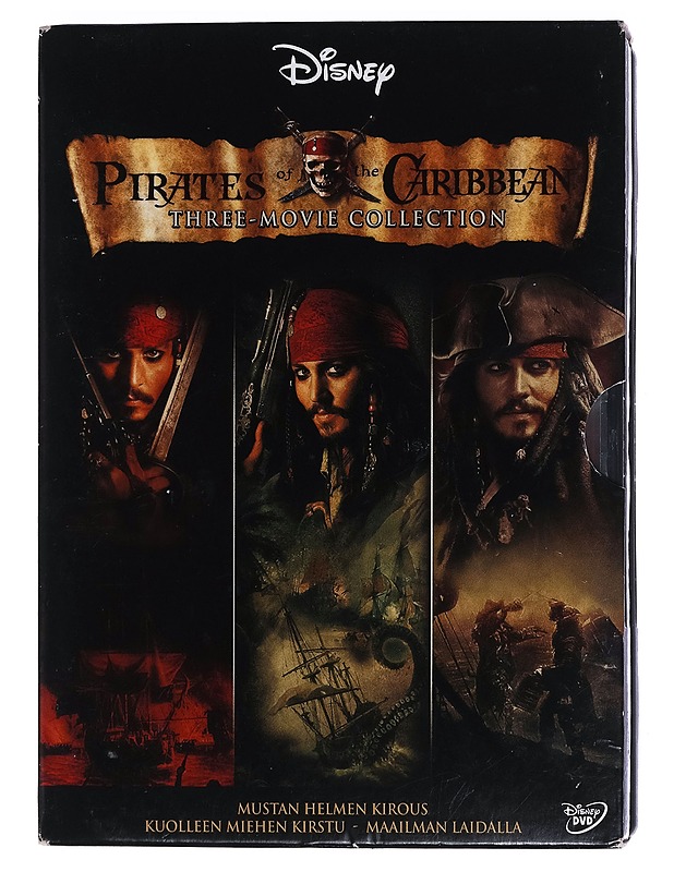 Pirates Of The Carribean: Three Movie Collection - DVD - DVD-elokuvat - 10105462816 - 0