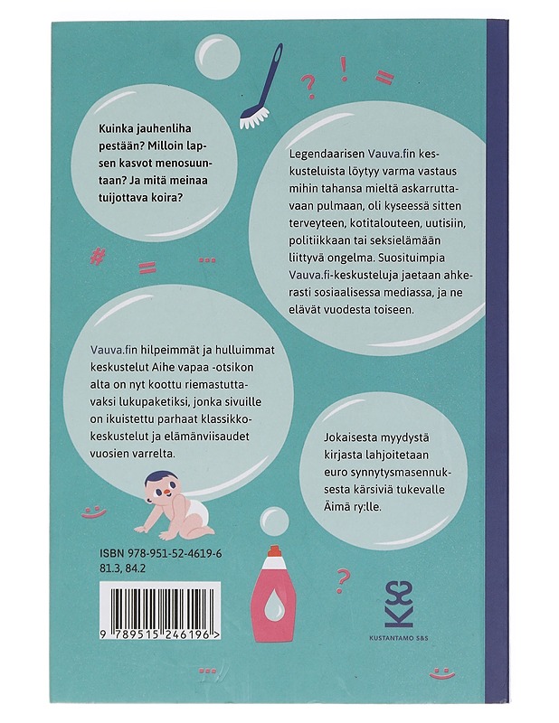 Aihe vapaa : Vauva.fi - keskustelujen parhaat - Mononen, Paula - Tietokirjat ja oppaat - 10105462822 - 1