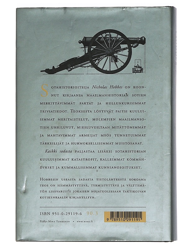 Kaikki sodasta - Hobbes, Nicholas - Historiakirjat - 10105462846 - 1