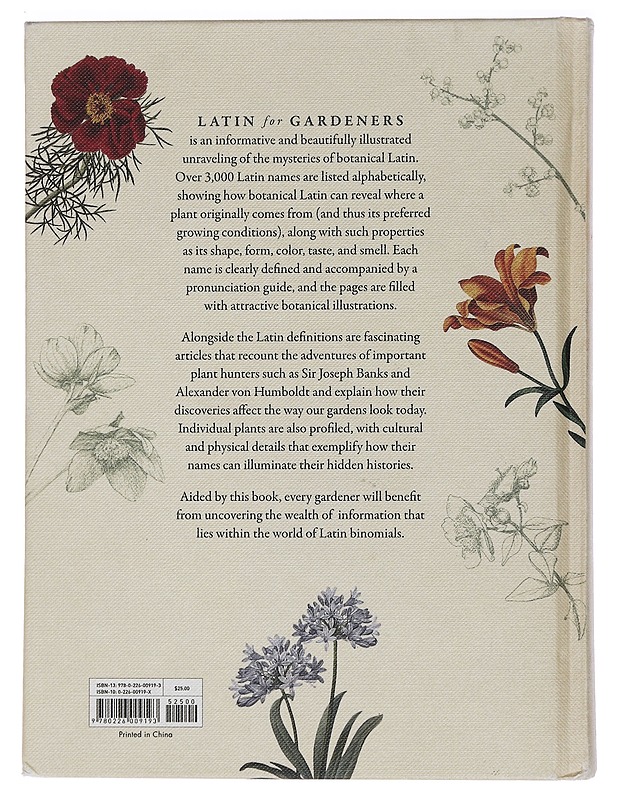 Latin for gardeners : over 3,000 plant names explained and explored - Lorraine Harrison - Harrastekirjat - 10105462853 - 1