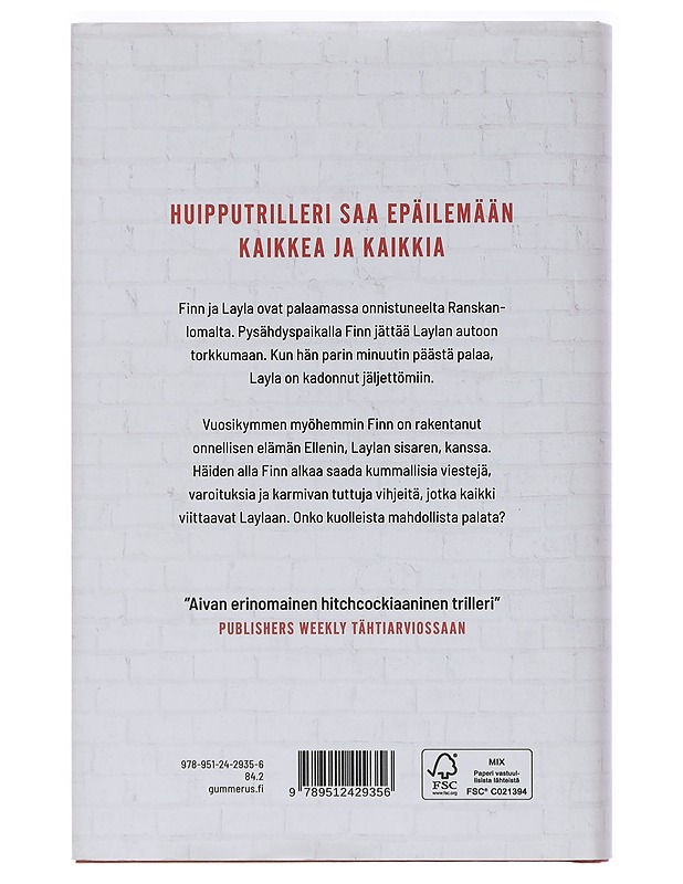 Herätä minut kuolleista - Paris, B. A. - Kirja lahjaksi - 10105462876 - 1