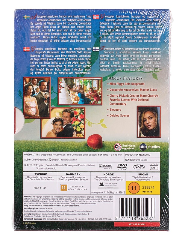 Desperate Housewives 6. kausi - DVD - DVD-elokuvat - 10105462890 - 1