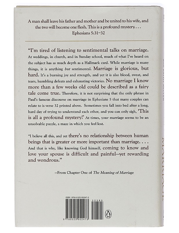 The meaning of marriage : facing the complexities of commitment with the wisdom of God - Keller, Timothy - Tietokirjat ja oppaat - 10105462919 - 1