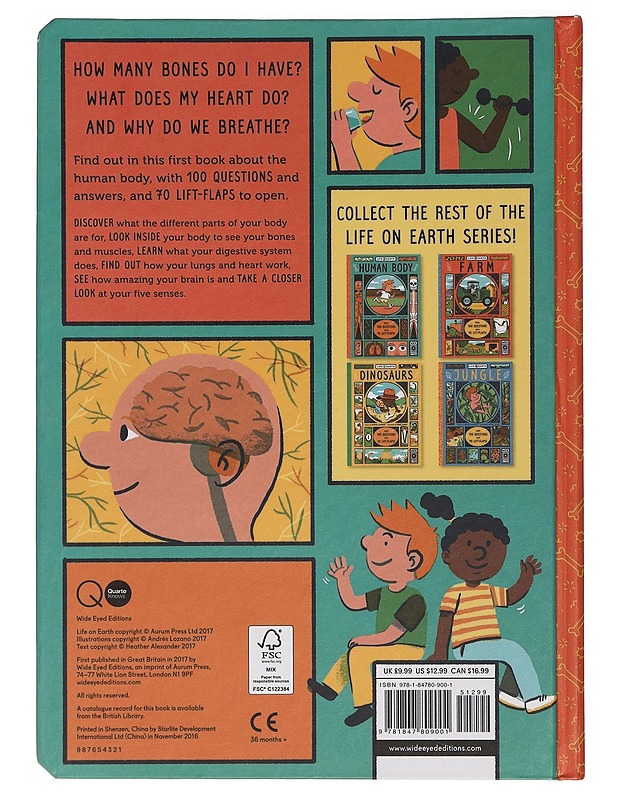 Human body : with 100 questions and 70 lift-flaps! - Alexander, Heather - Lastenkirjat - 10105462920 - 1