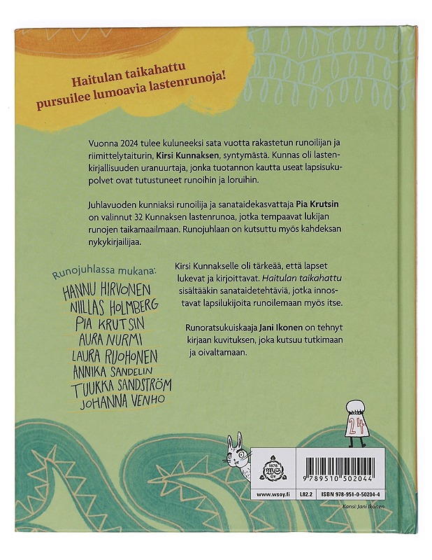 Haitulan taikahattu - Kunnas, Kirsi - Lastenkirjat - 10105462918 - 1