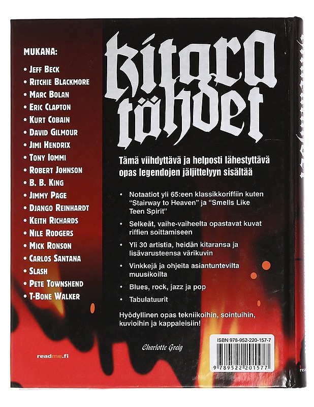 Kitara : opi soittamaan kuin mestarit - Greig, Charlotte - Musiikki- ja elokuvakirjat - 10105463033 - 1