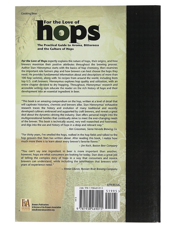 For the love of hops : the practical guide to aroma, bitterness and the culture of hops - Stan Hieronymus - Tietokirjat ja oppaat - 10105463043 - 1