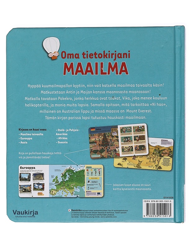 Oma tietokirjani: Maailma - de Guibert, Francoise - Lastenkirjat - 10105463097 - 1
