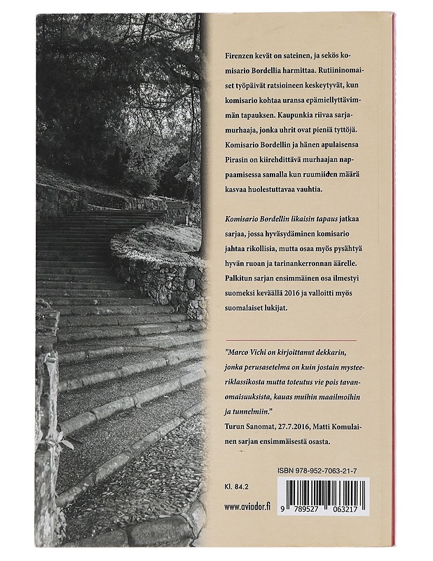 Komisario Bordellin likaisin tapaus - Vichi, Marco - Jännitys ja dekkarit - 10105463130 - 1