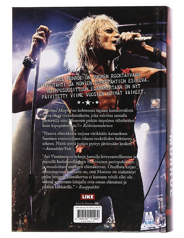Michael Monroe - Ari Väntänen - Musiikki- ja elokuvakirjat - 10105463174 - 1