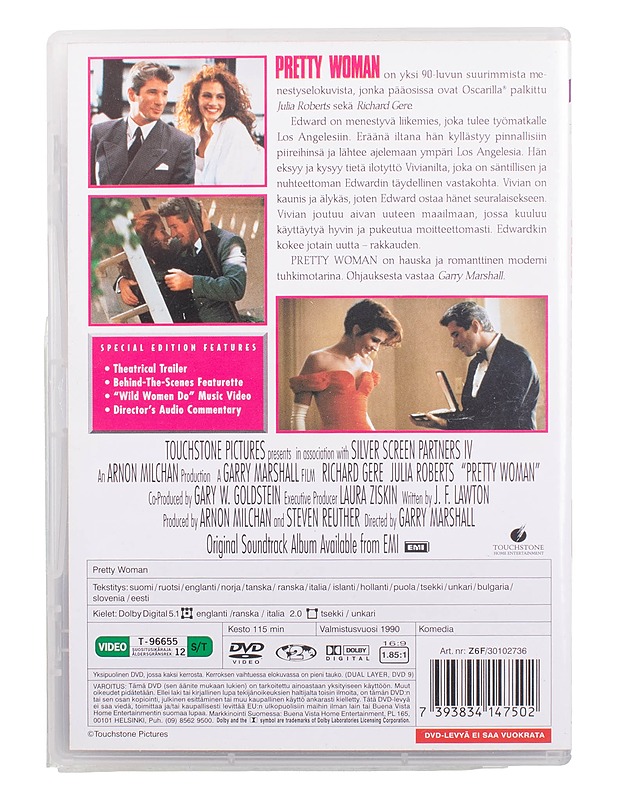 Pretty Woman - DVD - DVD-elokuvat - 10105463231 - 1