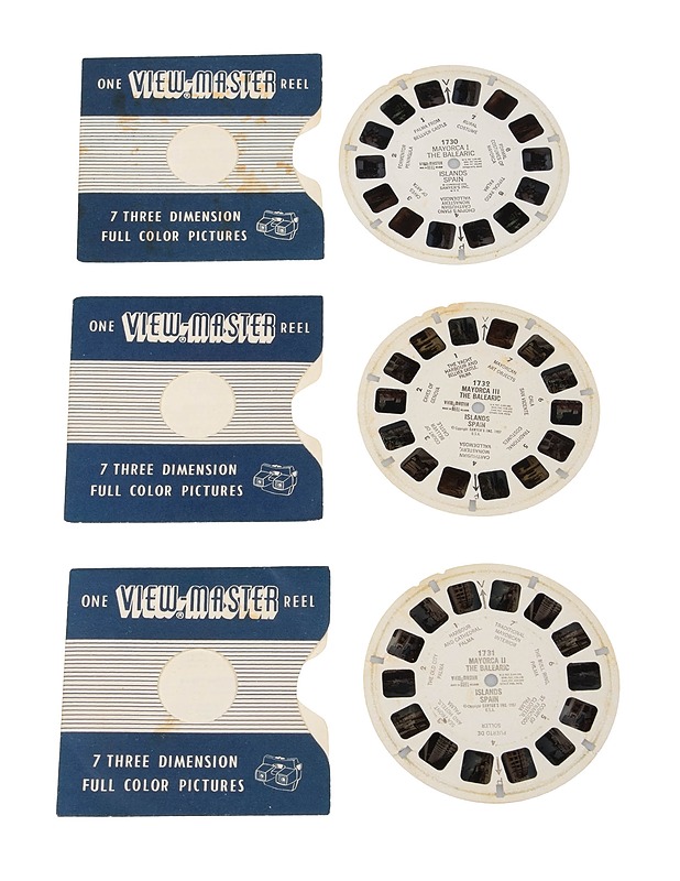 VIEW-MASTER Majorca kuvakiekot, 3 osaa - Koriste-esineet - 10105463244 - 0
