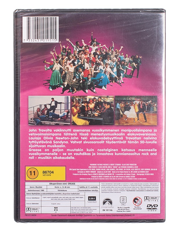Grease - DVD - DVD-elokuvat - 10105463270 - 1
