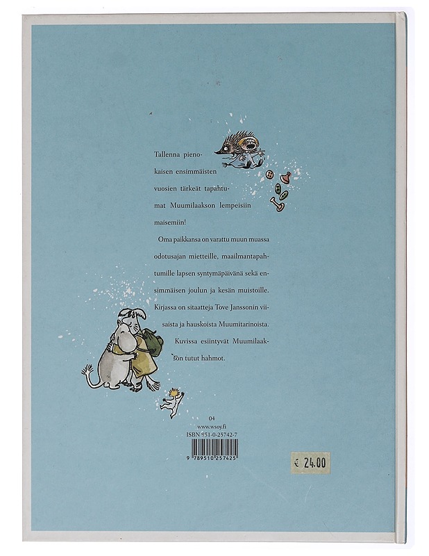 Muumilaakson vauvakirja - Malila, Sami - Tietokirjat ja oppaat - 10105463274 - 1