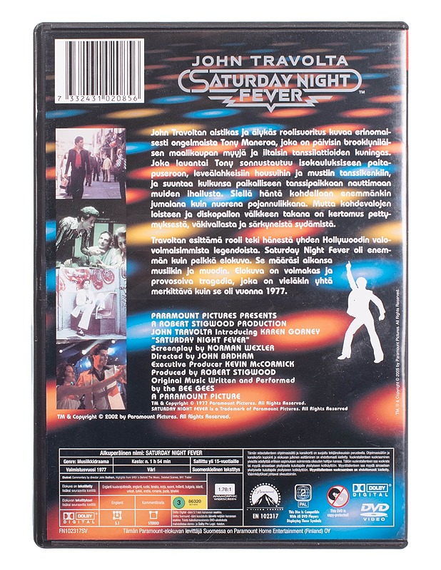 Saterday Night Fever - DVD - DVD-elokuvat - 10105463295 - 1