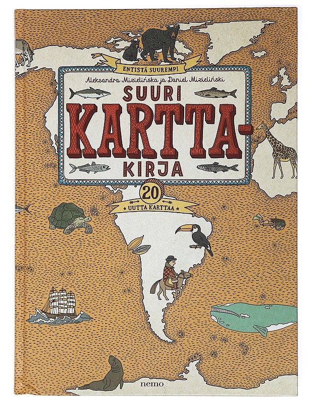Suuri karttakirja - Mizieli?ska, Aleksandra - Lastenkirjat - 10105463302 - 0