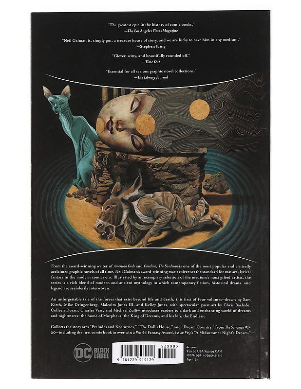 The Sand Man Book one -Neil Gaiman - Sarjakuvat - 10105463338 - 1