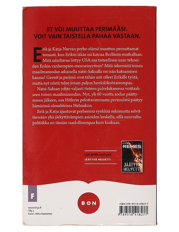 Pahan perimä - Ilkka Remes - Romaanit ja novellit - 10105463337 - 1
