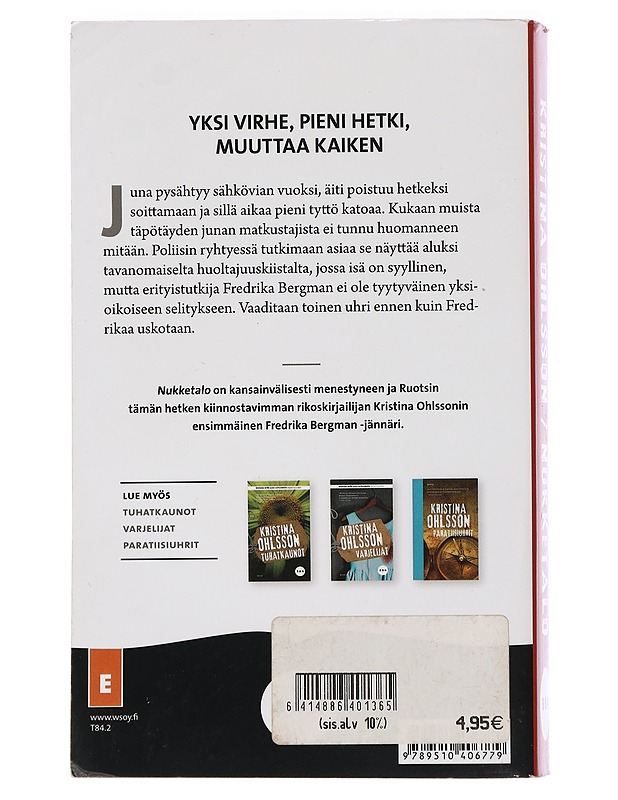 Nukketalo - Ohlsson, Kristina - Jännitys ja dekkarit - 10105463365 - 1