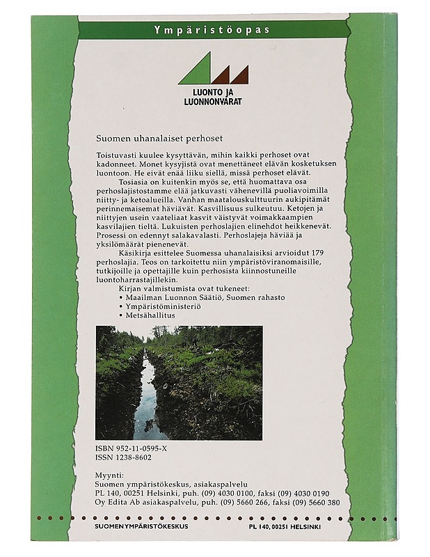 Ympäristöopas 22: Suomen uhanalaiset perhoset - Päivö Somerman - Lemmikki- ja luontokirjat - 10105463427 - 1