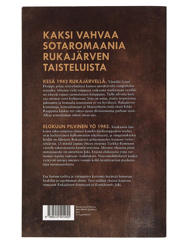 Rukajärvi ; Kenttävartio Joki : Rukajärven korpisissit - Esa Sirén - Romaanit ja novellit - 10105463534 - 1
