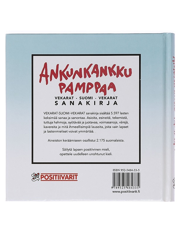 Ankunkankku pamppaa : vekarat-suomi-vekarat sanakirja - Töytäri, Juhani - Tietokirjat ja oppaat - 10105463539 - 1