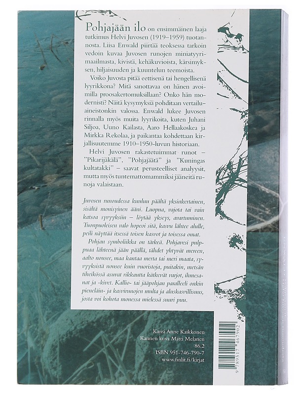 Pohjajään ilo : Helvi Juvosen runoudesta - Liisa Enwald - Tietokirjat ja oppaat - 10105463542 - 1