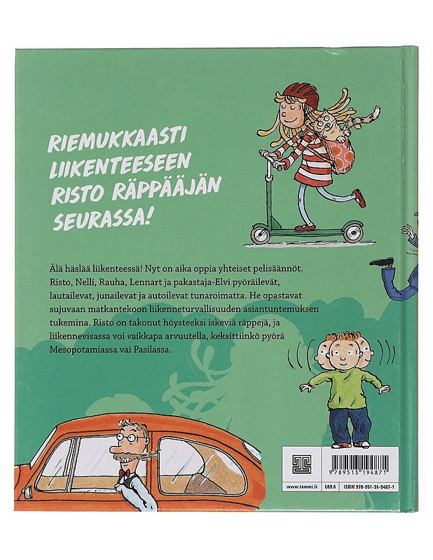 Risto Räppääjä liikenteessä - Nopola, Sinikka - Lastenkirjat - 10105463544 - 1