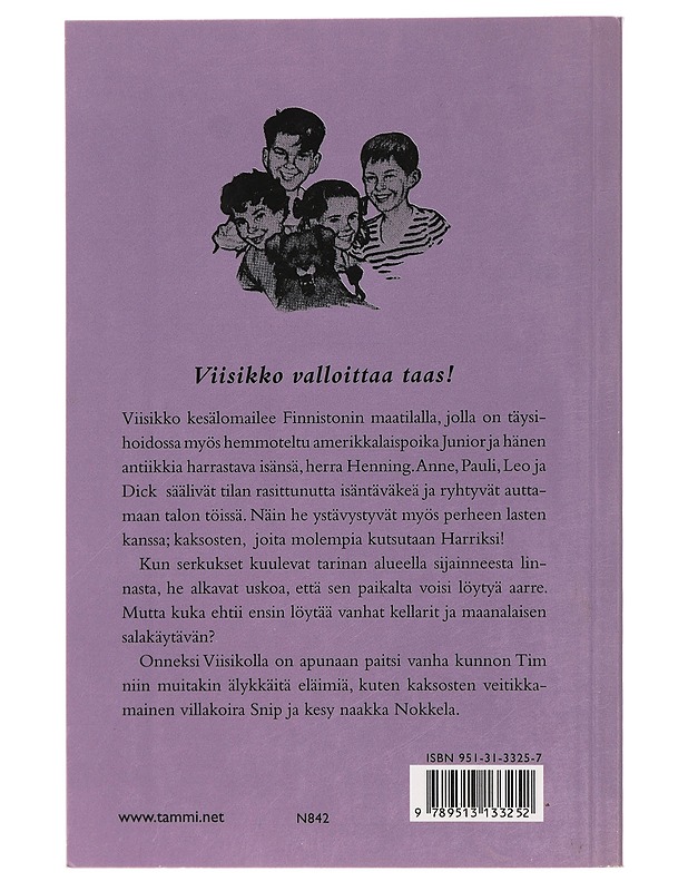 Viisikko ja linnan aarre - Blyton, Enid - Nuorten kirjat - 10105463545 - 1