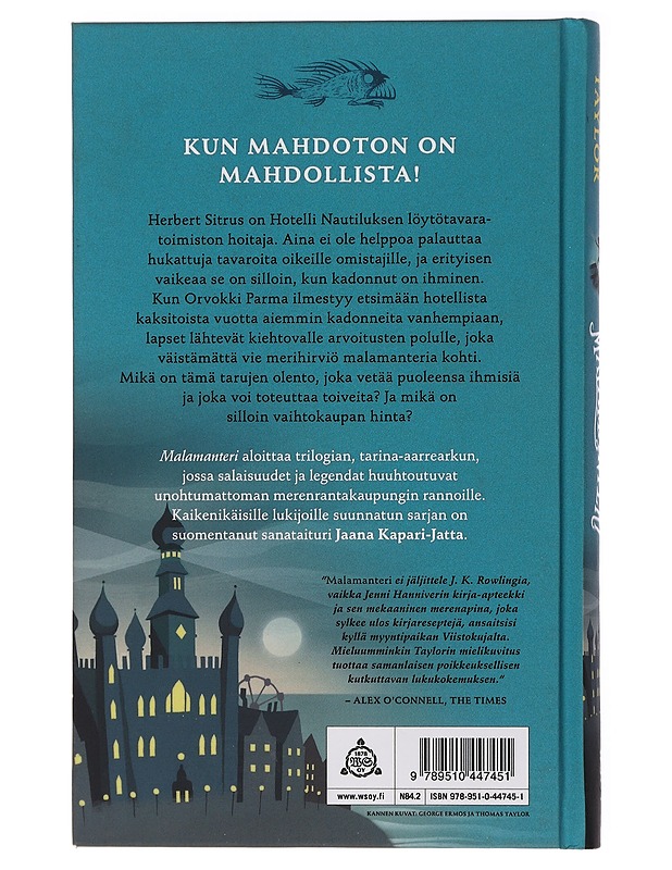 Malamanteri - Taylor, Thomas - Fantasia- ja scifi - 10105463585 - 1