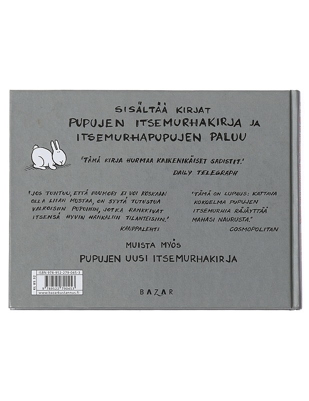 Pupujen suuri itsemurhakirja - Riley, Andy - Sarjakuvat - 10105463593 - 1