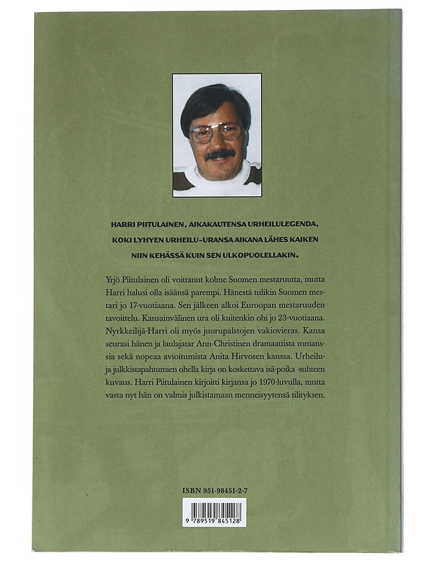Nyrkkeilijän unelma - Harri Piitulainen - Elämäkerrat ja muistelmat - 10105463595 - 1