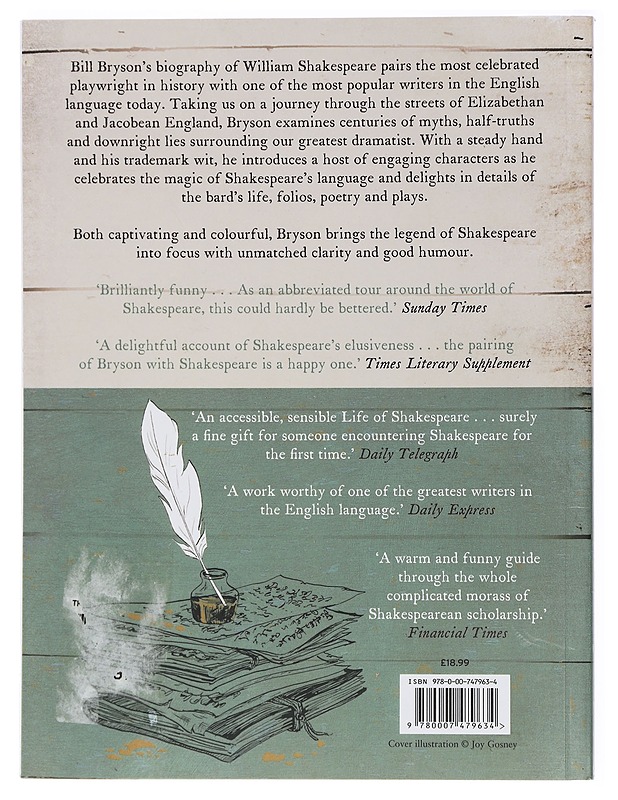 Shakespeare : The World as a Stage - Bill Bryson - Elämäkerrat ja muistelmat - 10105463605 - 1