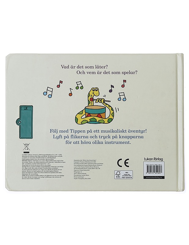 Vad är det som låter, Tippen? - Eric Hill - Lastenkirjat - 10105463623 - 1